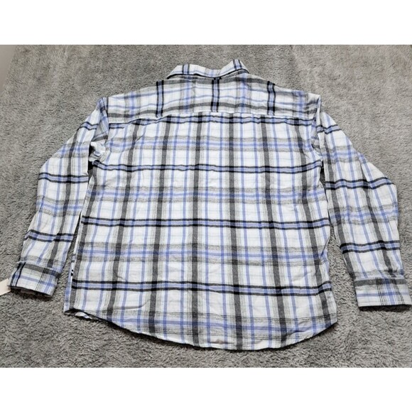 New Edgar & Ash Shirt Mens Sz Medium Dress Button Up Down Long Sleeve Casual Top - Picture 8 of 11